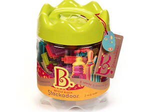 Конструктор-брістл - МЕГАПОЛІС (68 деталей, у банці)