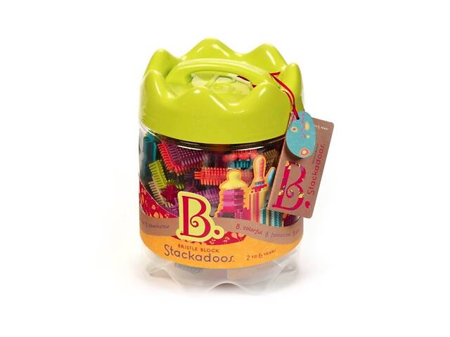 Конструктор-бристл - МЕГАПОЛИС (68 деталей, в банке) - Фото 1