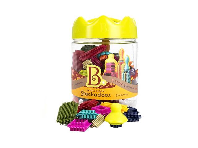 Конструктор-бристл - МЕГАПОЛИС (68 деталей, в банке) - Фото 5