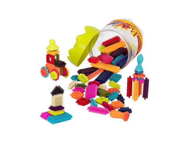 Конструктор-бристл - МЕГАПОЛИС (68 деталей, в банке) - Фото 6