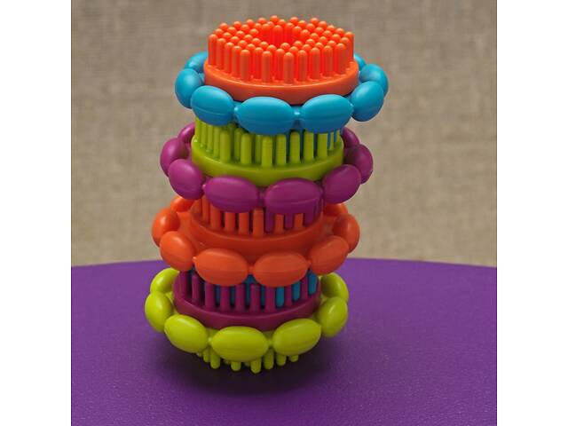 Конструктор-бристл - МЕГАПОЛИС (68 деталей, в банке) - Фото 7