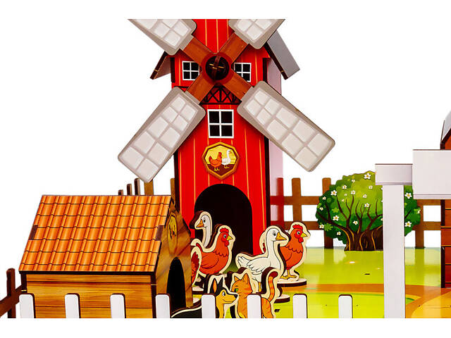 Конструктор дерев'яний 3D Веселий фермер Puz-00957 PuzzleOk - Фото 5