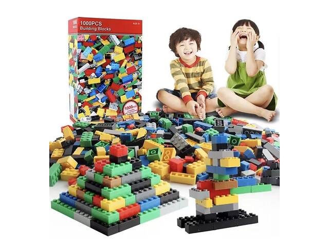 Конструктор для дітей 1000 кубиків дитячий конструктор - Фото 2