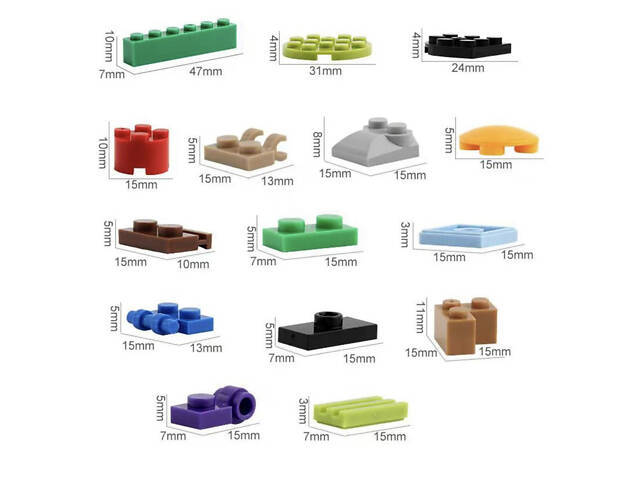 Конструктор для дітей 1000 кубиків дитячий конструктор - Фото 7