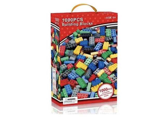 Конструктор для дітей 1000 кубиків дитячий конструктор - Фото 4