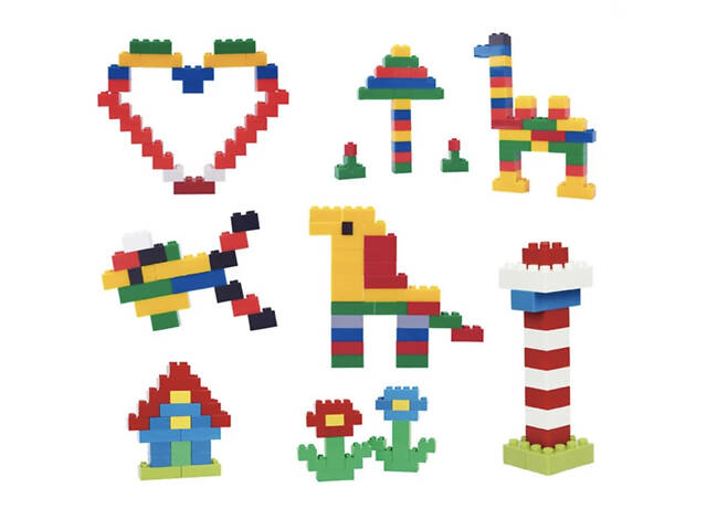 Конструктор для дітей 1000 кубиків дитячий конструктор - Фото 9