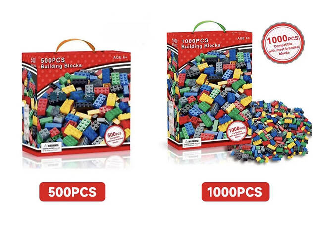 Конструктор для дітей 1000 кубиків дитячий конструктор - Фото 10