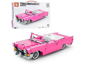 Конструктор для девочки Ретро автомобиль Sembo Block 8404, 742 дет