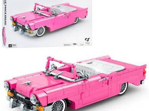 Конструктор для дівчинки Ретро автомобіль Sembo Block 8404, 742 дет