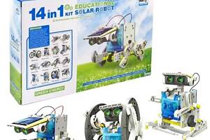 Конструктор Educational Solar Robot 14 в 1 электрический робот на солнечной батарее