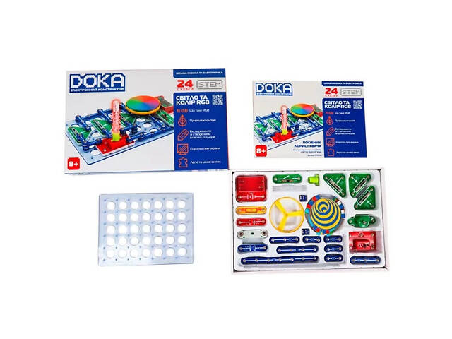 Конструктор електронний Doka Світло та колір RGB D70700 - Фото 4