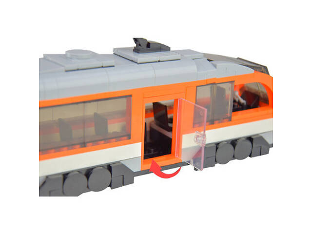 Конструктор IBLOCK швидкісний потяг PL-921-385 - Фото 4