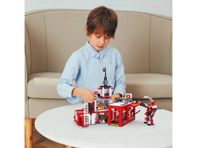 Конструктор Команда пожежних 7130 БанБао Місто 1081 деталей - Фото 2