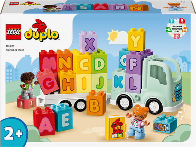Конструктор LEGO DUPLO Town Грузовик с алфавитом 36 деталей (10421) - Фото NaN