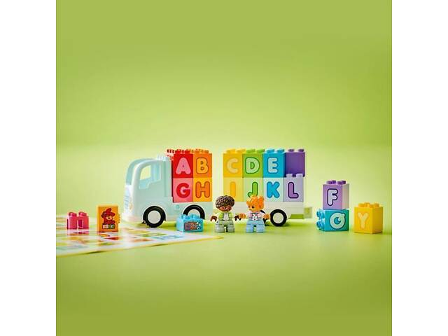 Конструктор LEGO DUPLO Town Грузовик с алфавитом 36 деталей (10421) - Фото 8