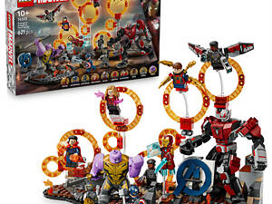 Конструктор LEGO Marvel Месники Фінал Розв'язувальна битва 621 деталь (76323)