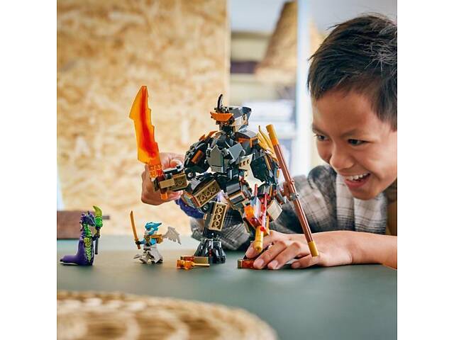 Конструктор LEGO Ninjago Робот Коула для місії та Дракон Зейн 364 Деталі (71854) - Фото 1