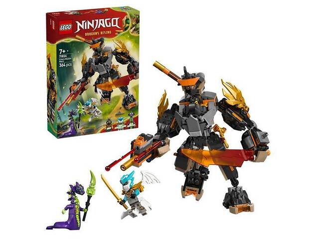 Конструктор LEGO Ninjago Робот Коула для місії та Дракон Зейн 364 Деталі (71854) - Фото 3