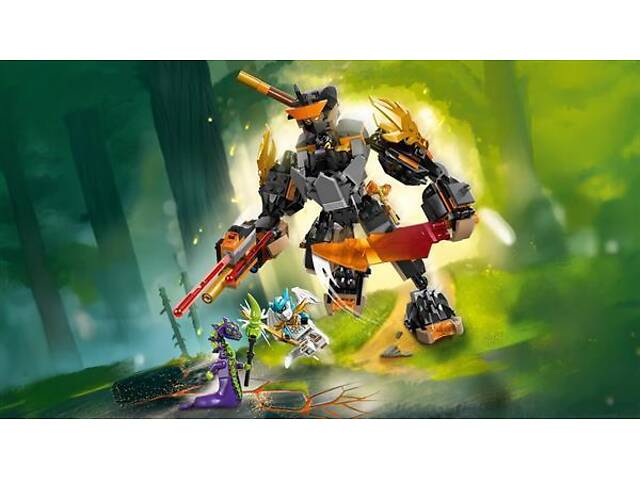 Конструктор LEGO Ninjago Робот Коула для місії та Дракон Зейн 364 Деталі (71854) - Фото 6