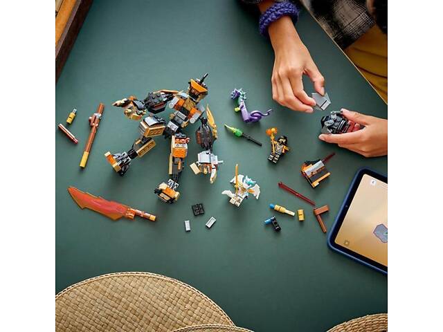 Конструктор LEGO Ninjago Робот Коула для місії та Дракон Зейн 364 Деталі (71854) - Фото 9