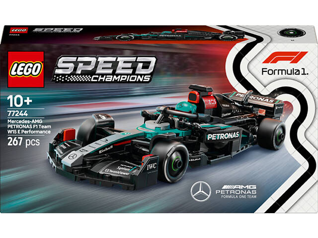 Конструктор LEGO Speed Champions Гоночный автомобиль Mercedes-AMG F1 W15, 267 деталей (77244) - Фото 2
