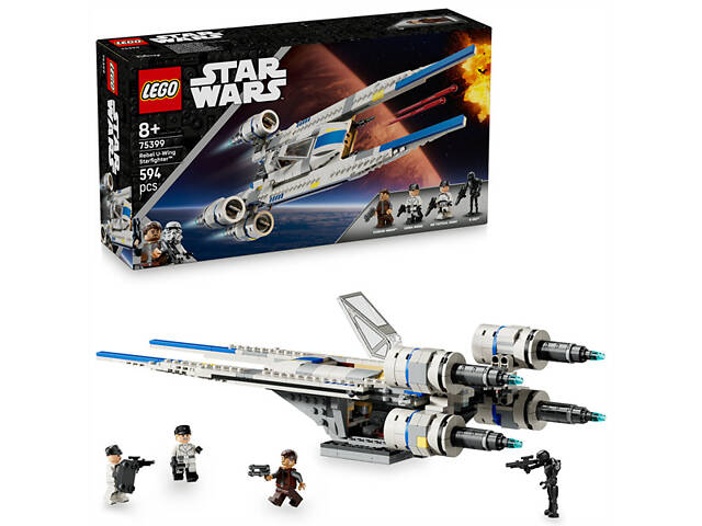 Конструктор LEGO Star Wars Повстанский истребитель U-Wing 594 детали (75399) - Фото 1