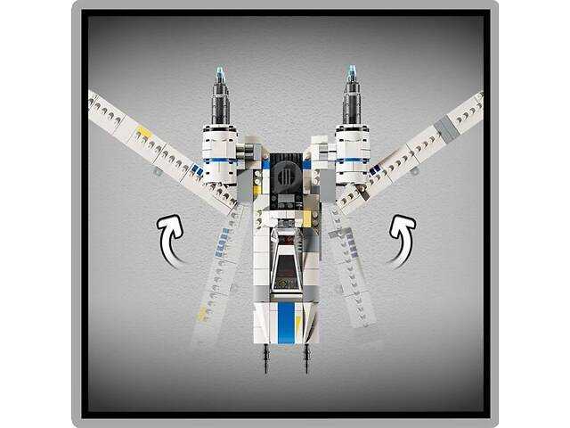 Конструктор LEGO Star Wars Повстанский истребитель U-Wing 594 детали (75399) - Фото 6