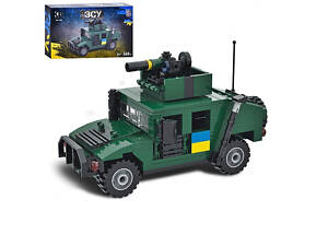 Конструктор LIMO TOY Военный джип Хаммер KB 1108 268 дет Разноцветный
