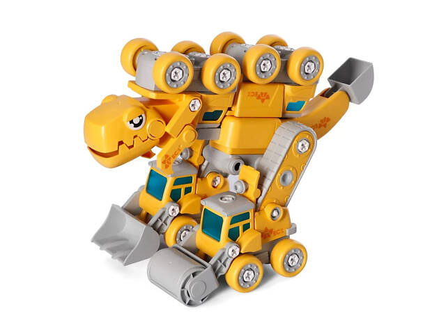 Конструктор на шурупах Динозавр-будтехніка 5в1 ECXP2002J-H - Фото 4