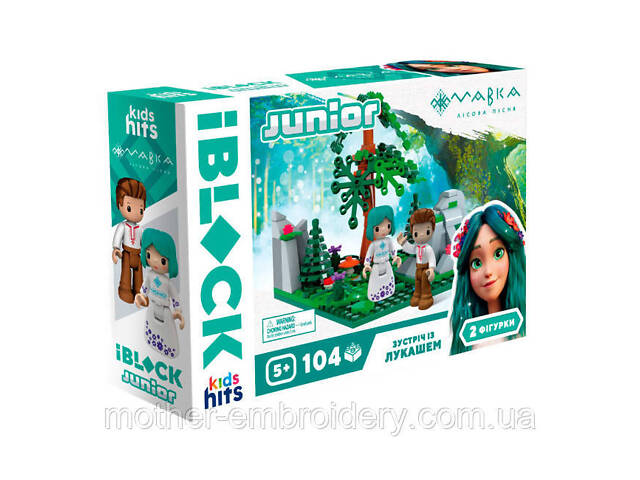 Конструктор пластиковый IBLOCK Junior Mavka 104 деталей 24*16*6 cm - Фото 1