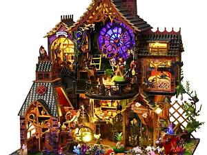 Конструктор-румбокс Diy House ES015-A Magic Forest 27x26.5x19.5 см Разноцветный (2104618647)