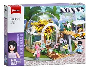 Конструктор Sluban Рожева мрія Botanical garden 299 деталей Різнокольоровий (M38-B1375)
