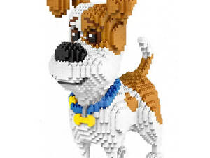 Конструктор Собака Макс RESTEQ 20х12х23 см. Конструктор з мультика Таємне життя свійських тварин