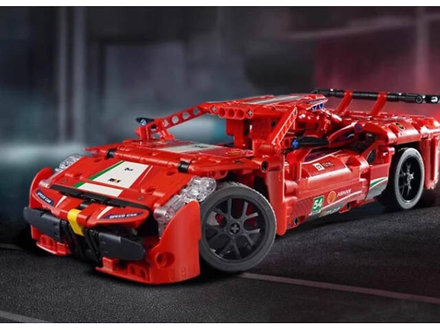 Конструктор спорткар машина 31 см на радіокеруванні Qman 54007 - Фото 2