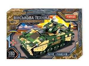 Конструктор Teko Военная техника БМП Marder 380 деталей Multicolor (151435)