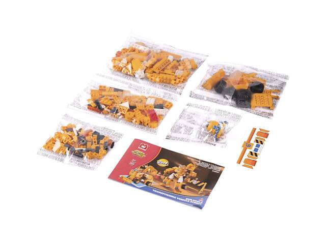 Конструктор-трансформер Super Wings Small Blocks 2-in-1 Buildable Transforming Vehicle Donnie, Донни (EU385007) - Фото 5