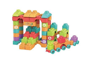 Конструктор в ведре Yufeng Big Building Blocks 90 деталей Разноцветный (164952)