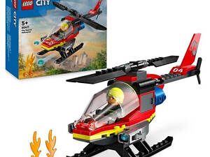 Конструктор ігровий Пожежний рятувальний вертоліт 60411 85 деталей