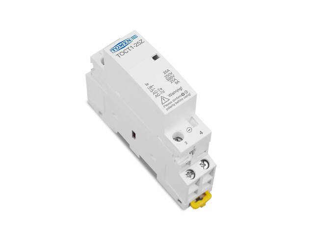Контактор модульний 2P 25А 2NO 24V DC [TOCT1-25Z-DC-24V-2NO] TOCT1-25Z TOMZN - Фото 2