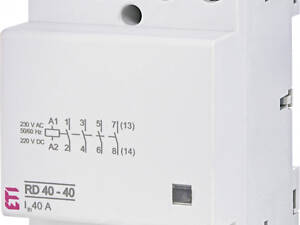Контактор модульный 4P 40A 4NO 230V [2464018] RD 40-40 ETI
