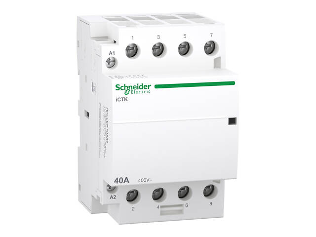 Контактор модульний 4P 40A 4NO 230V [A9C40440] Acti9 iCTK Schneider Electric - Фото 1