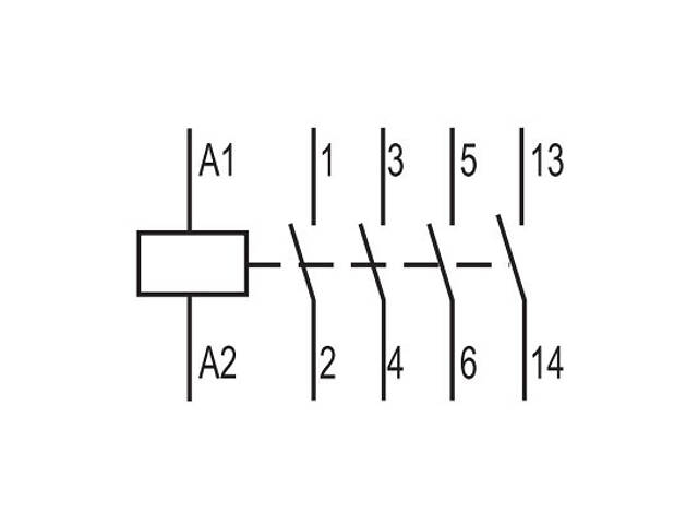 Контактор (пускач) 6А 24В 1НО [4646504] CES 6.10 ETI - Фото 3
