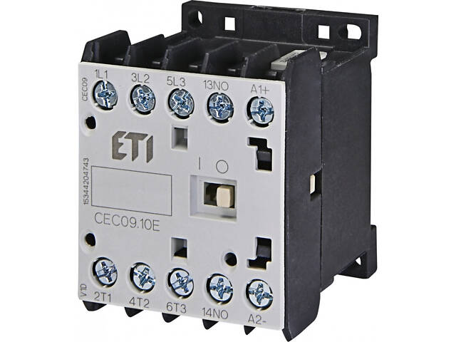 Контактор (пускач) 9А 24В 4НО [4641102] CEC 09.10 ETI - Фото 1