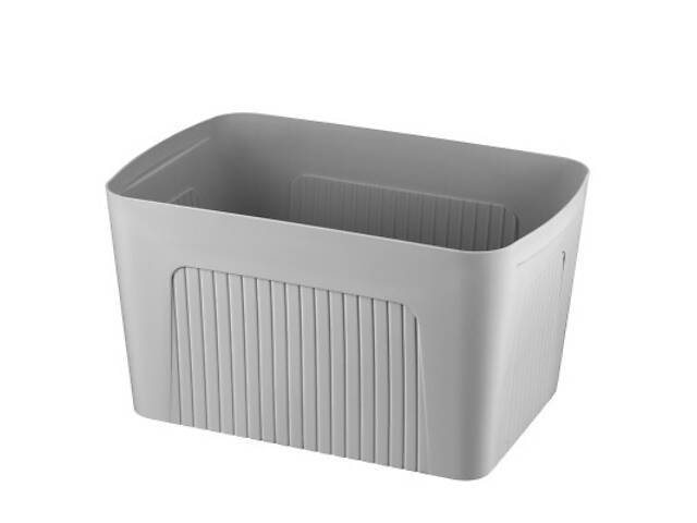 Контейнер для зберігання Ardesto З кришкою Сірий 23 л (ARHC2523G) - Фото 2