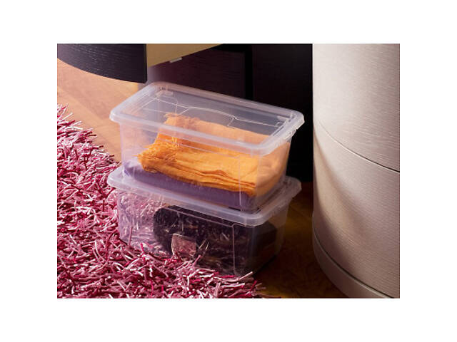 Контейнер для зберігання DEA home Easy прямокутний Прозорий 5 л (20076) - Фото 4