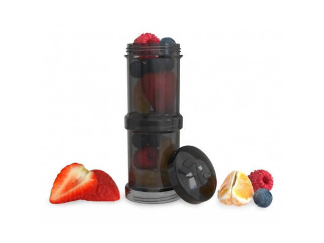 Контейнер для зберігання продуктів Twistshake 2 шт 100 мл Чорні (24889) - Фото 2