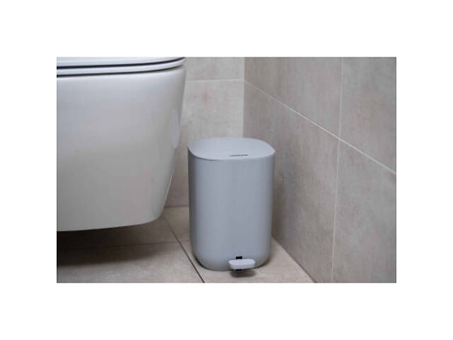 Контейнер для сміття Ardesto Vigor З педаллю Білий 3 л (ARHB3602E) - Фото 2