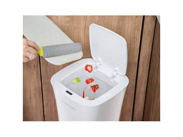 Контейнер для сміття Xiaomi Ninestars Waterproof Induction Trash White (DZT-10-11S) - Фото 4
