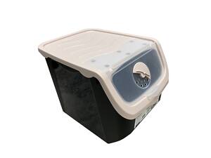 Контейнер для овощей пластиковый 12 л 23,5*32,5*23,5 см Hobby Life 02 1506 черный с розовым