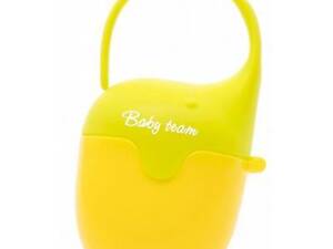 Контейнер для пустышек Baby Team Салатовый с желтым (3301_желто-салатовый)